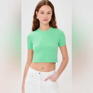 NWT JoosTricot Crop Top in Persian Green. Size Small​